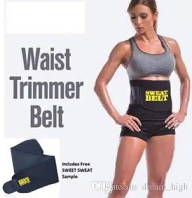 Sweat Belt for Men & Women, Black