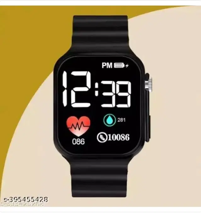 Smartwatch for Men & Women, Black
