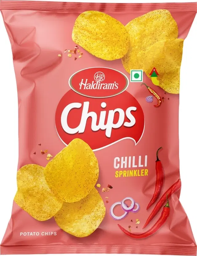 Haldiram's Chips Chilli Sprinkler 95 g