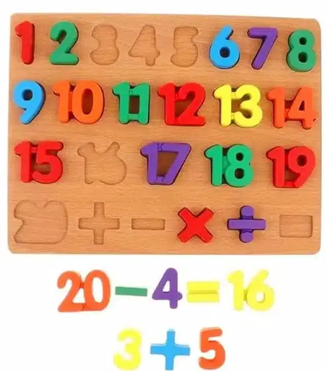 1 to 20 Numbers Educational Board Game for Kids, Multicolor, Set of 1