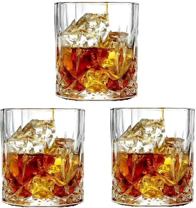 Liquor cum Cocktail Glasses, Transparent, 200 ml, Pack of 3