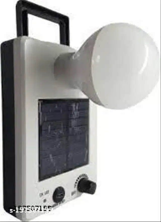 Mini Rechargeable Emergency Light Bulb, White, 12 W