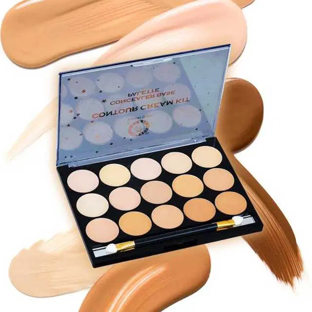 1 Colors Queen Contour Cream Kit Concealer Base Palette, 18 g, R900