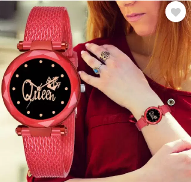 PU Strap Analog Watch for Women & Girls (Multicolor)