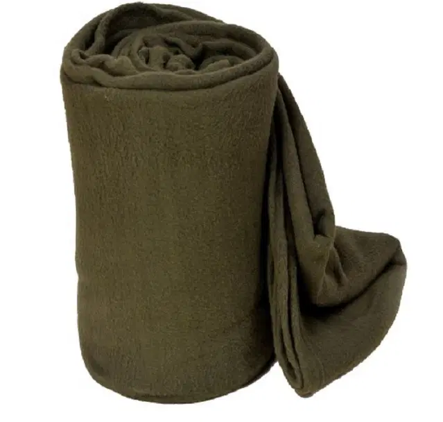 Fleece Blanket, Green, 60x90 Inches