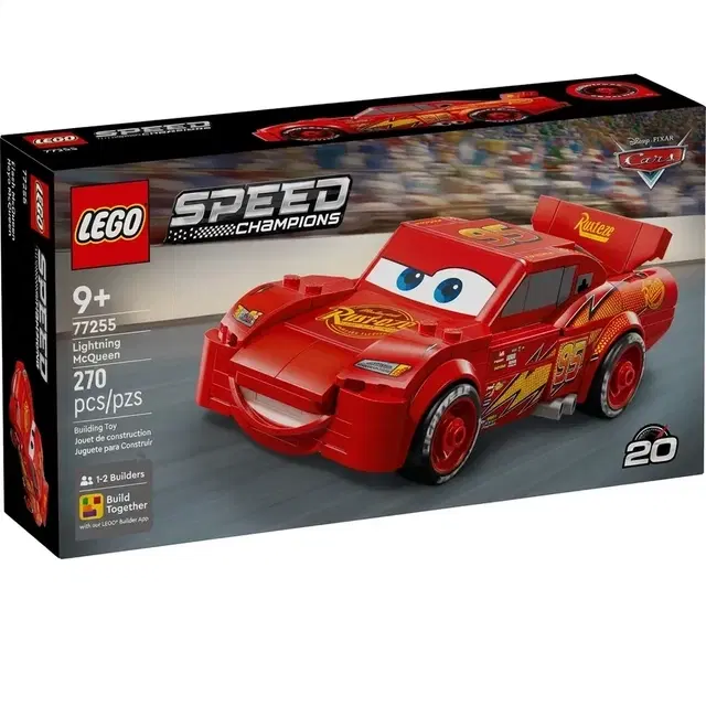 LEGO Speed Champions Lightning McQueen from Disney Pixar Cars - Building Set 77255
