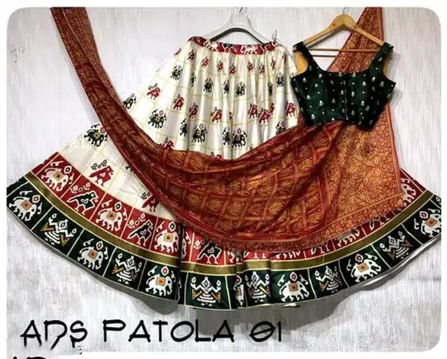 Digital Printed Lehenga Choli for Girls (Multicolour, 10-11 Years)