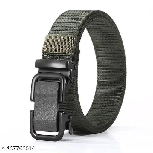 Canvas Belt for Men (Multicolor, Free Size)