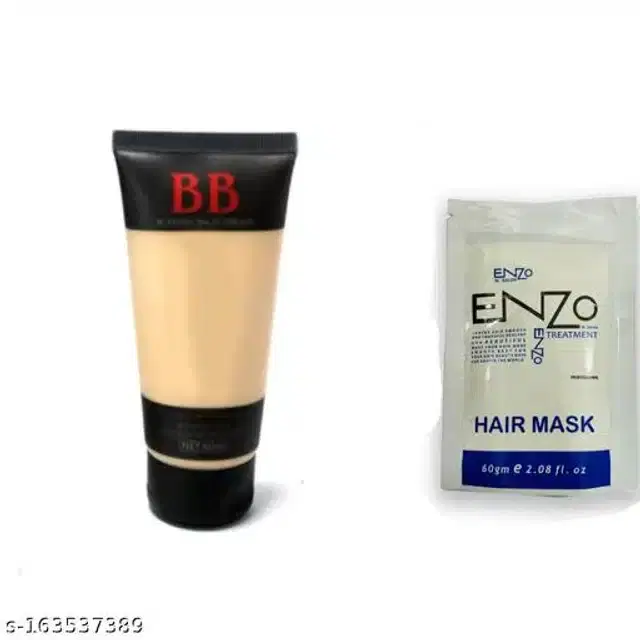 BB Cream, 60 ml with Enzo Hair Mask, 60 g, Set of 2