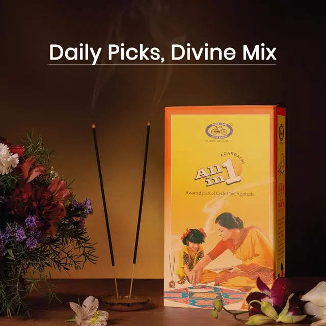 Cycle Pure All in One Assorted Incense Sticks, 173 N