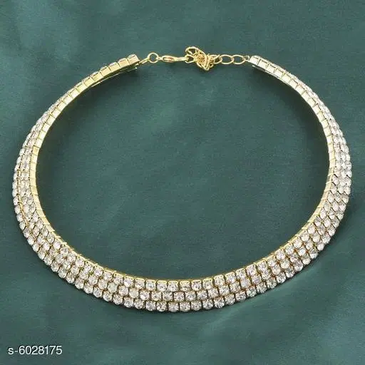 Choker Set for Women (Maroon, Free Size)