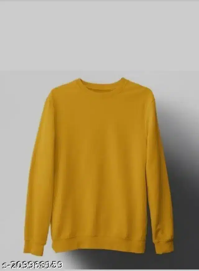 Full Sleeves Hooded Sweatshirt for Women (Mustard, S)