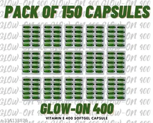 Vitamin E 400 Softgel Capsules, Pack of 150