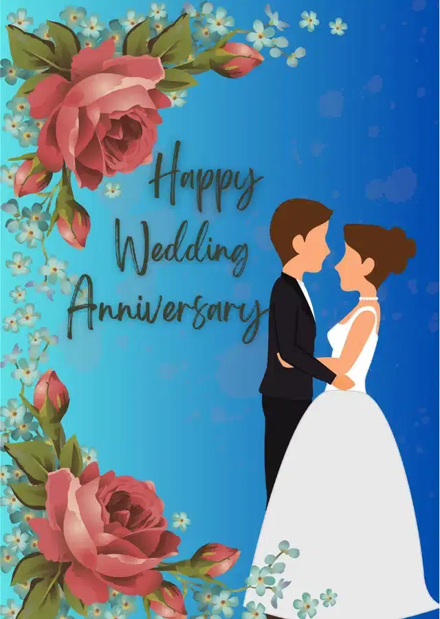 Anniversary Greeting Cards, Multicolor