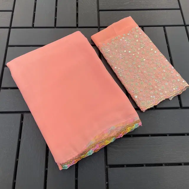 Silk Woven Design Saree for Women, Peach (6.3 m)