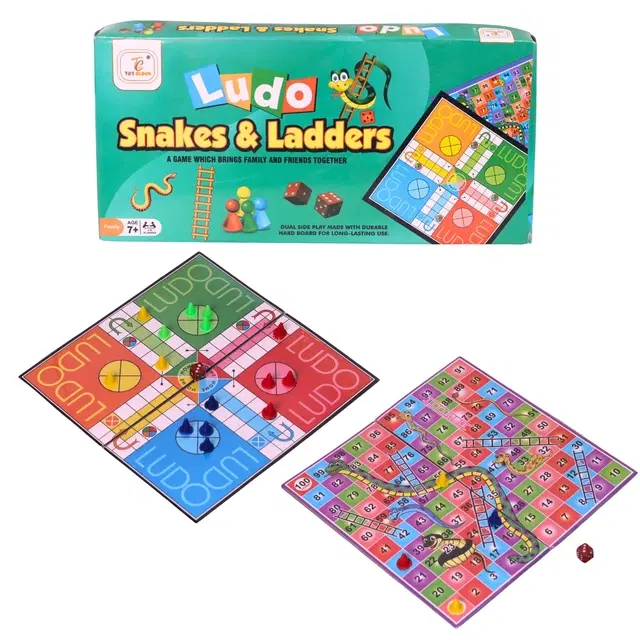 Toy Cloud Junior Ludo and Snakes & Ladders Board Game
