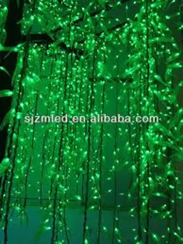 LED String Lights, Green, 15 m