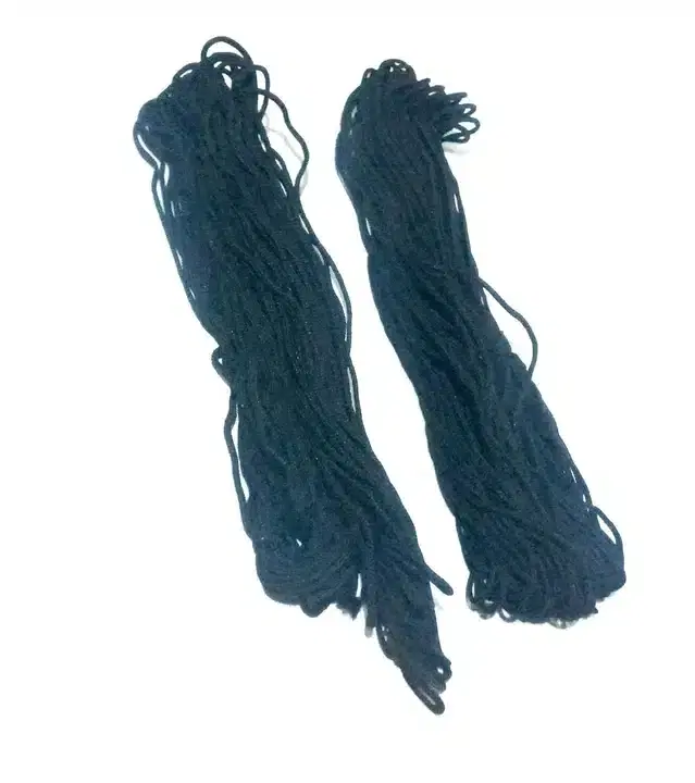 Silk Religious Nazar Protection Thread, Black, 25 m, Pack of 2