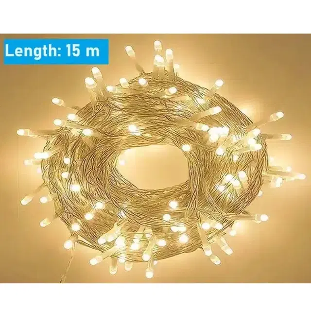 String LED Light, Yellow Pixel, 15 m