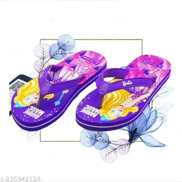 Flip Flops for Kids (Purple, 3.5-4 Years)
