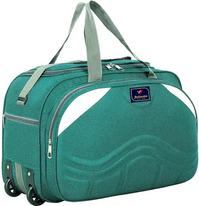 Polyester Traveling Luggage Bag with Wheels, Peach,62 L
