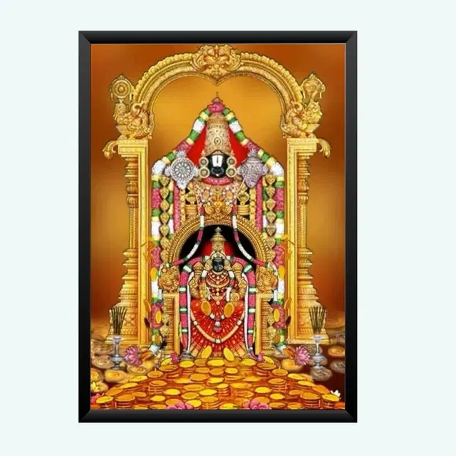 Polyester Photo Frame, Black, 5x7 inches