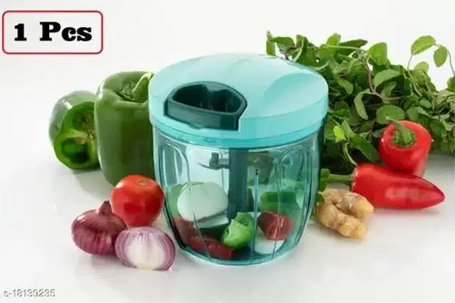Manual Choppers for Kitchen, Green, 900 ml