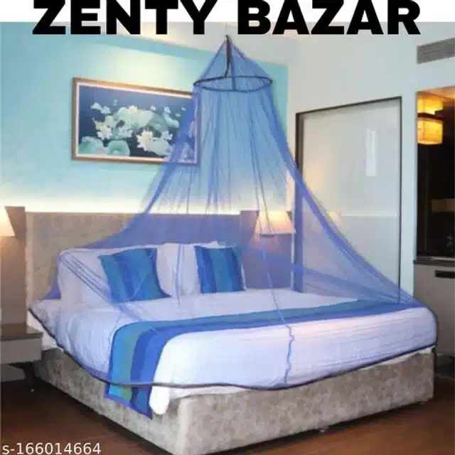 Mosquito Net for Home, Blue, 6.5x6.5 feet