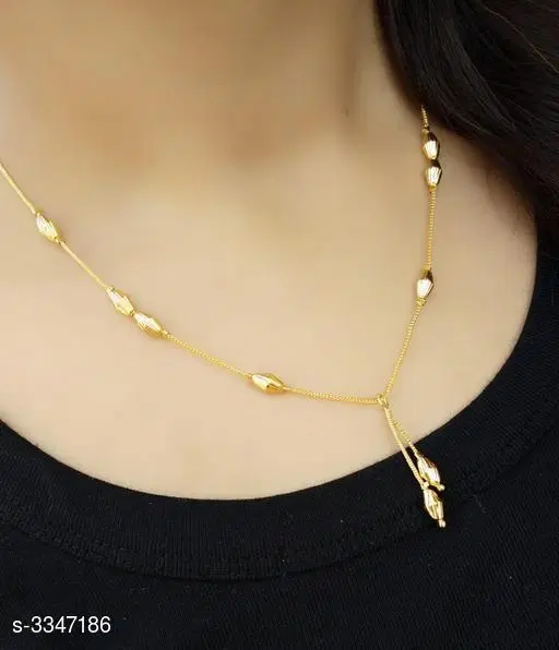 Necklaces & Chains for Women Gold Free Size