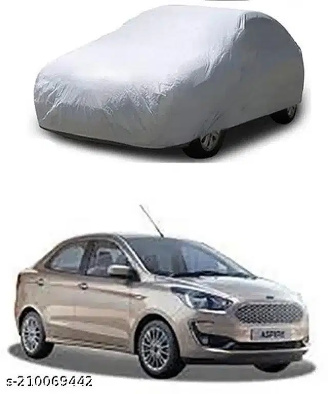 Taffeta Waterproof Car Cover for Ford Aspire, Multicolor