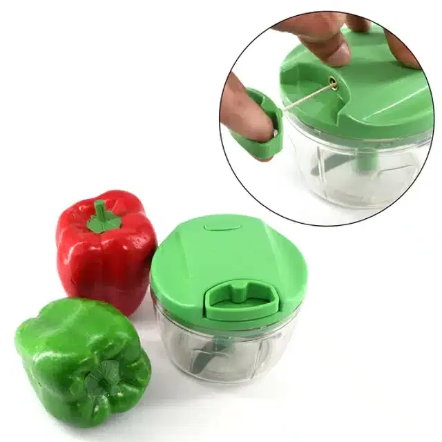 Manual Food Chopper, Green