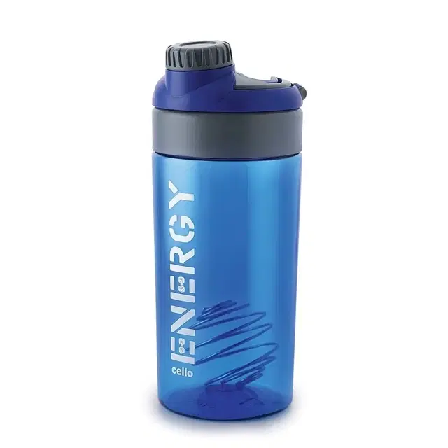 Energy Protein Shaker, 670 ml, Blue