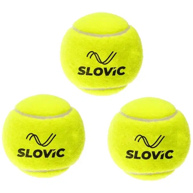 Slovic Tennis Cricket Balls, Pack Of 3