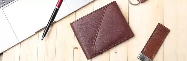 Synthetic Wallet for Men (Brown)