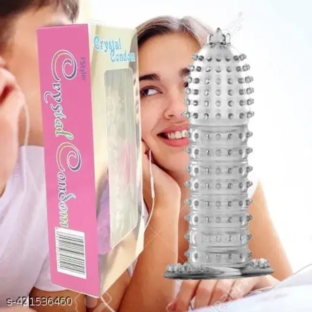 Silicone Labrador Dragon 6-Inch Condom for Men, Transparent