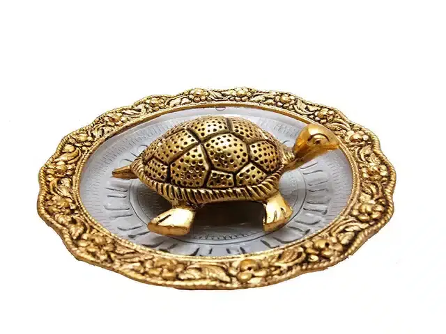 Tortoise Decorative Showpiece, Gold