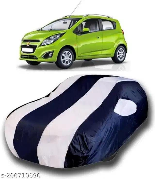 Taffeta Waterproof Car Cover for Chevrolet Beat, Multicolor