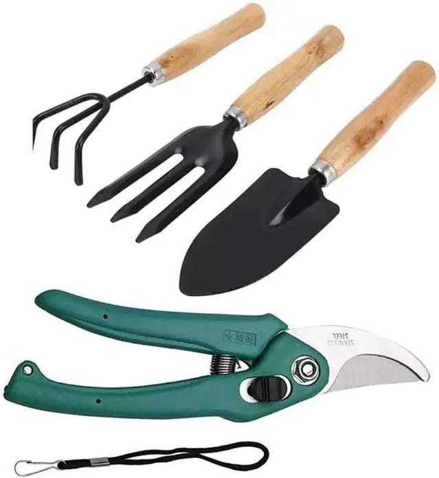 Gardening Tools Set, Multicolor, Set of 4