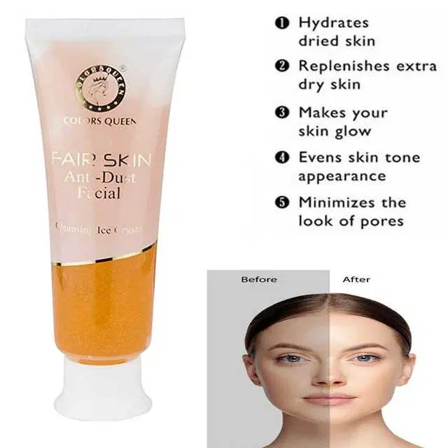 1 Colors Queen Fair Skin Anti Dust Facial Cleanser, R951
