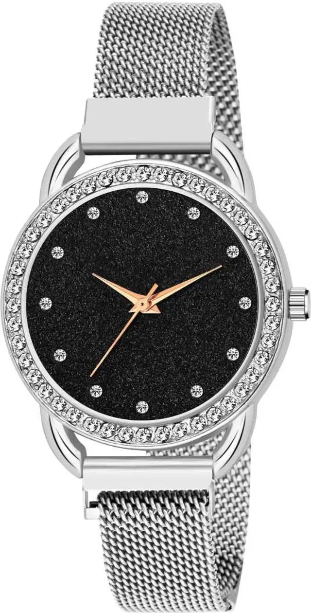 Metal Strap Analog Watch for Women & Girls (Multicolor)