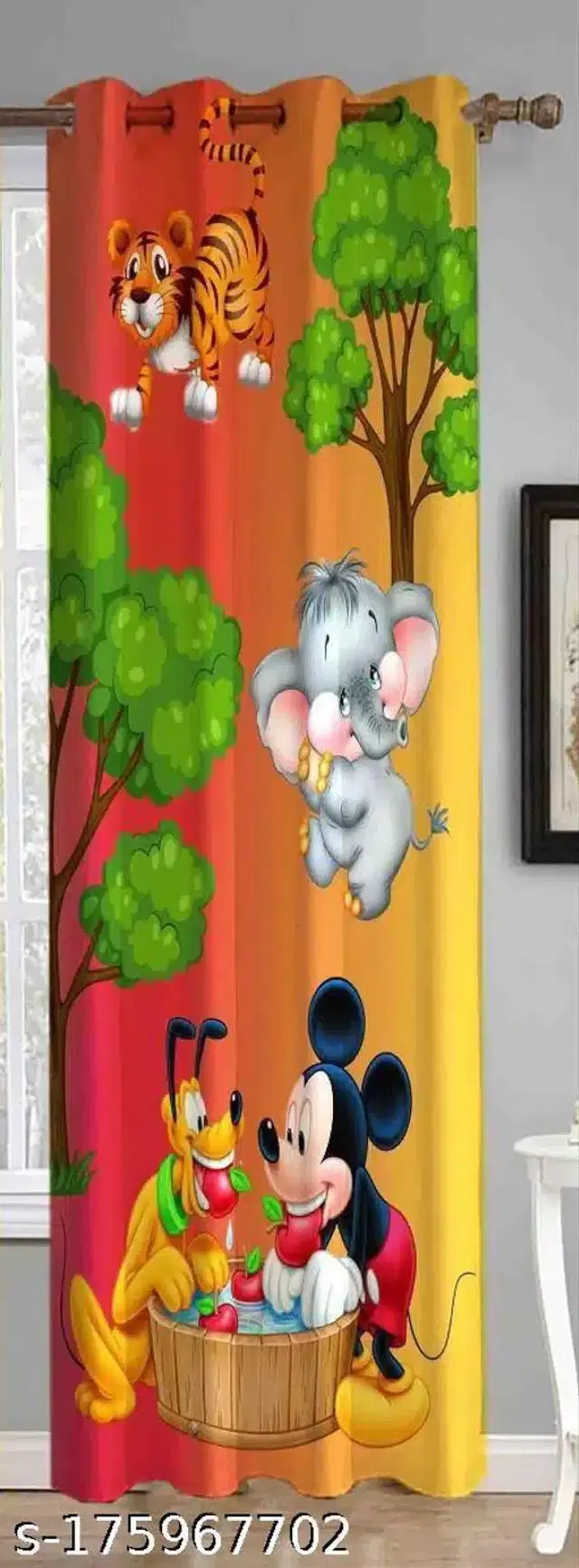 Curtains for Door, Multicolor, 5 Feet