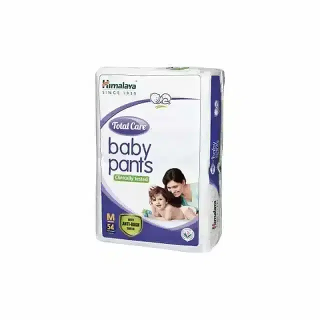 Himalaya Total Care Baby Pants Diapers, Medium, 54 Units