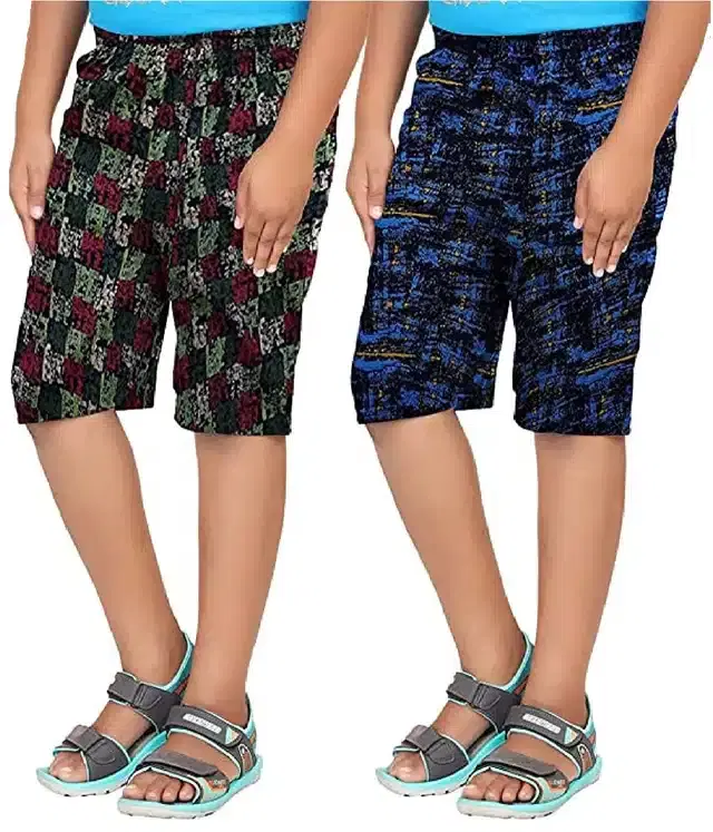 Shorts for Boys, Pack of 2 (Multicolor, 2-3 Years)