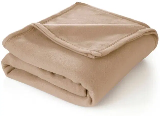 Fleece Blanket, Cream, 60x90 Inches
