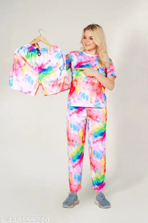 Pyjamas for Women (Multicolor, S)