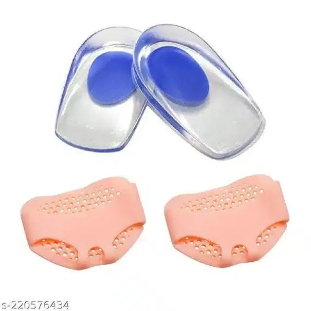 Moisturizing Silicon Gel Pad with Foot Pad, Assorted, Set of 2