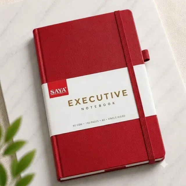 Saya Classic Executive A5 Diary 224 Page,Red
