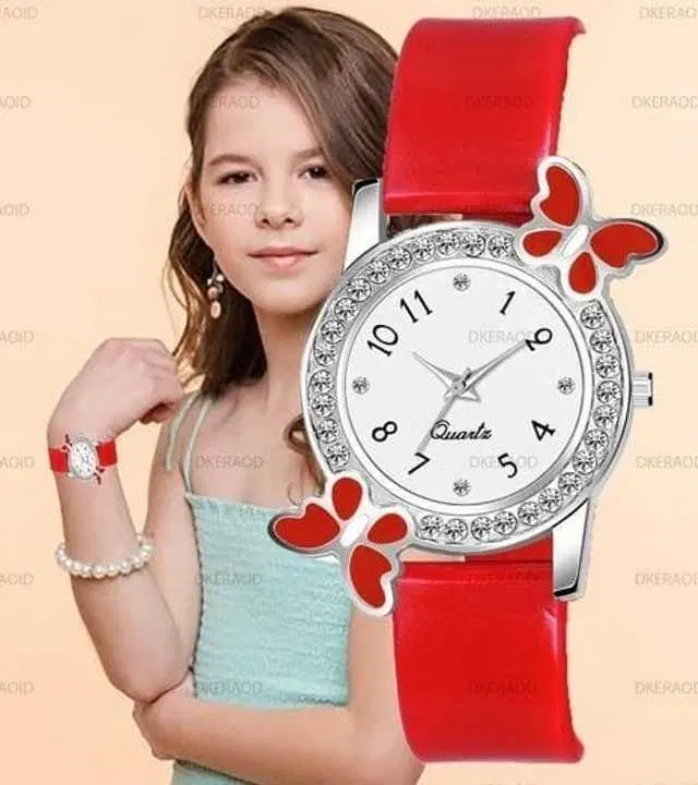 Analog Watch For Womens (Red) (WS-38)