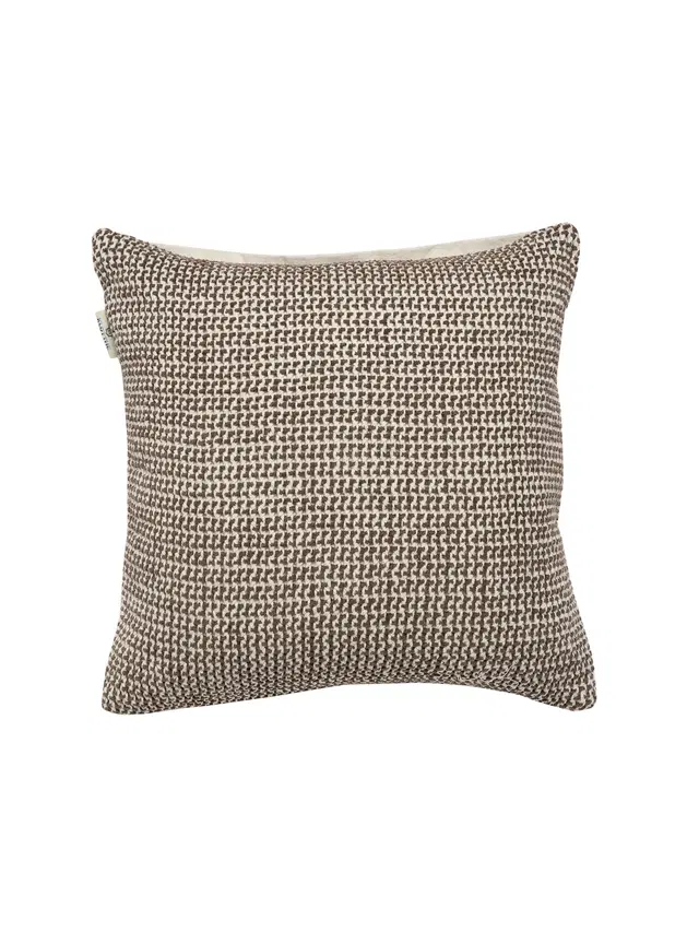 Cotton Cushion Cover, Grey, 20x20 inches
