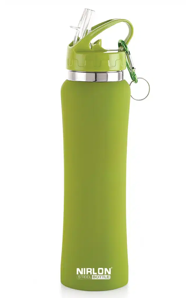 Stainless Steel Sipper Water Bottle, Green, 750 ml